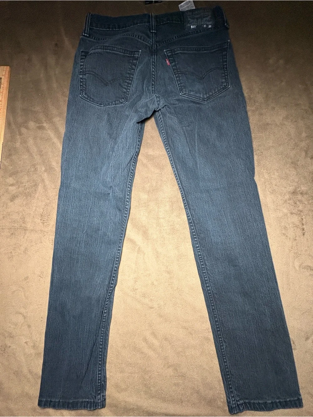 Levi's Black 511 Slim Fit Jeans – Size 31x32